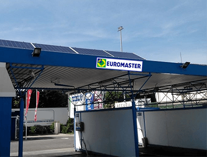 Station de lavage en centre Euromaster