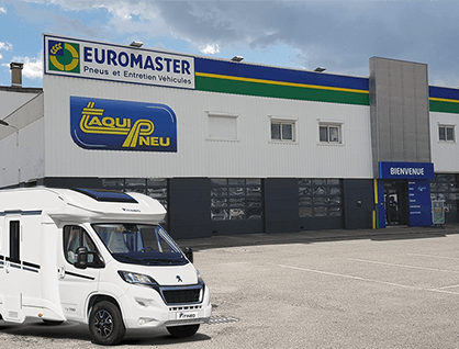 Les camping cars sont accueillis en centre Euromaster