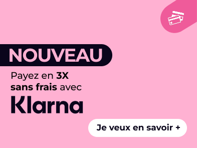 Payez en 3X sans frais avec KLARNA