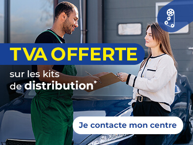 TVA offerte sur les kits de distribution*