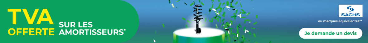 TVA offerte sur les amortisseurs