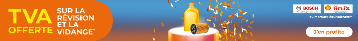 TVA offerte sur la révision et la vidange