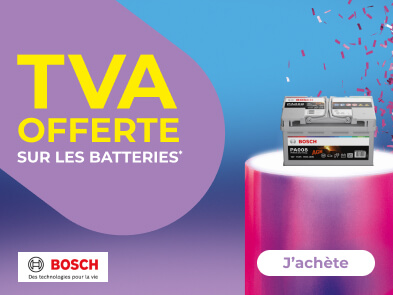 TVA offerte sur les batteries*