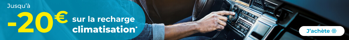 Jusqu'à -20€ sur la recharge climatisation