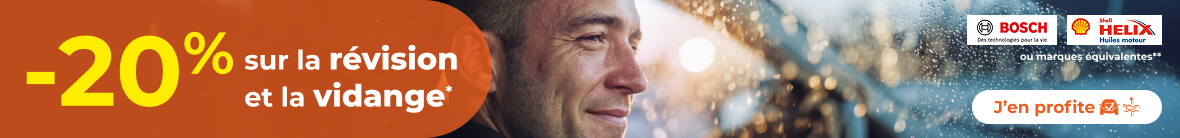 -20% sur la révision et la vidange