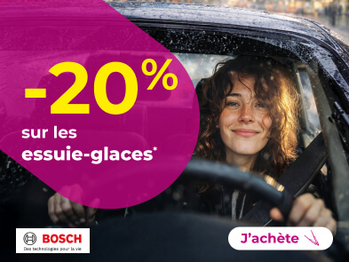 -20% sur les essuie-glaces