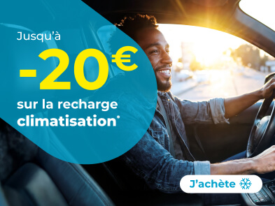 Jusqu'à 20€ sur la recharge climatisation
